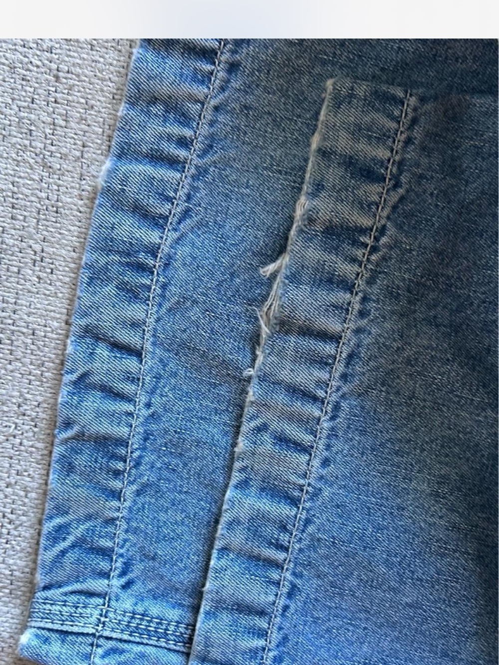 Vintage 90s Calvin Klein Jeans medium-wash denim overalls M - Picture 8 of 8